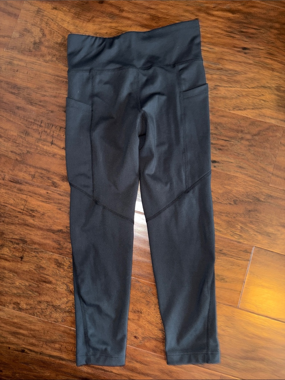 32 Degrees Kids Black High-Waist Performance Leggings Youth Small - Picture 4 of 4